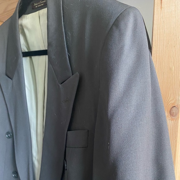 Oversized wool khaki green blazer - Picture 2 of 5